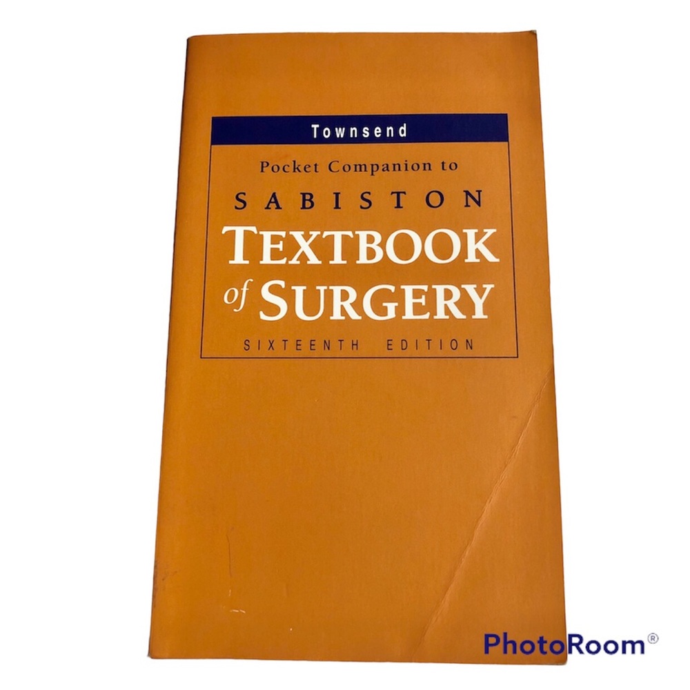 Vintage Book Pocket Companion to SABISTON TEXTBOOK of SURGERY 16th Ed Townsend